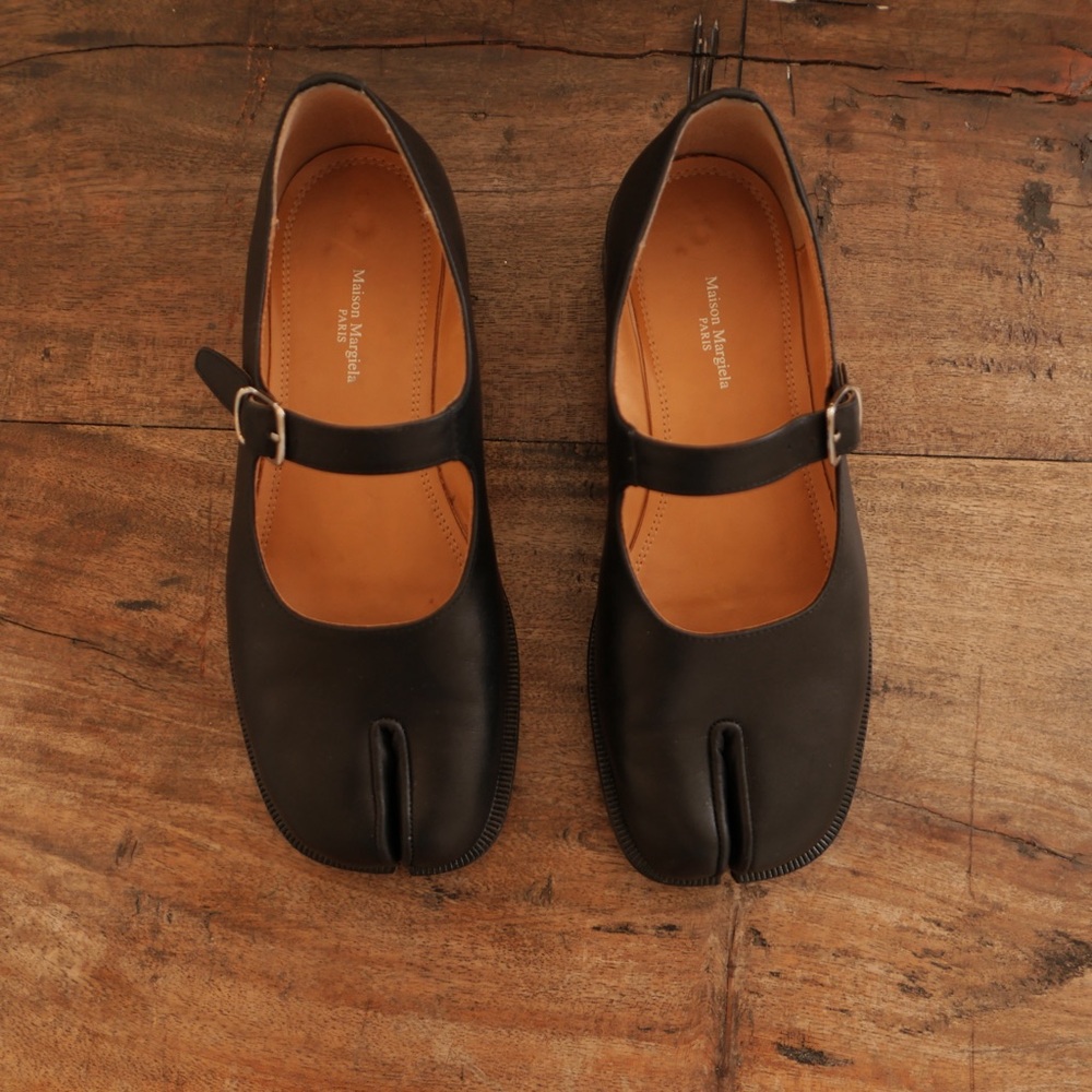 Maison Martin Margiela Black Tabi Flats